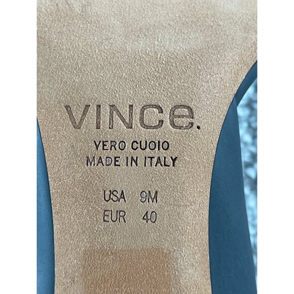 VINCE Cosette Pointed Toe‎ d'Orsay Leather Pumps Gray Graphite 9M EUR 40 $350 - Picture 12 of 12